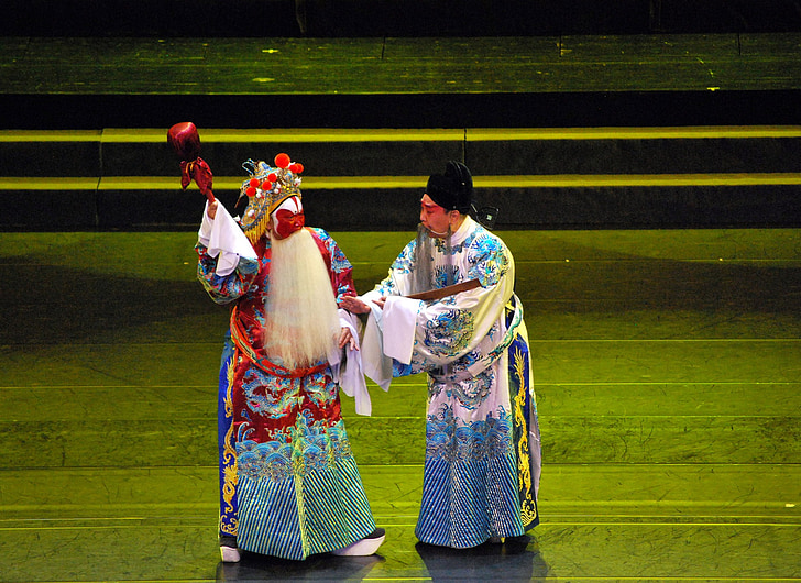 Opera, kinesisk, spille, fase, Beijing, Opera, Theater
