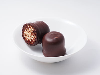 Pianka czekoladowa, mohrenkopf, Chocolate kiss, pianka z białka, słodycz, pyszne, przysmak