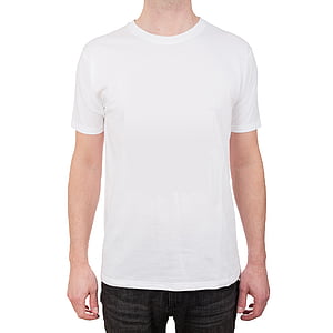 t-paita, valkoinen, vaate, lumput, tyhjiö, cancas, malli