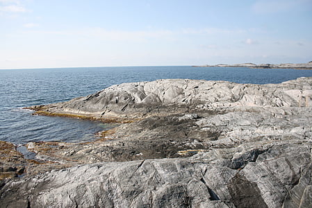 Fjord, Norja, norja, Ocean, Rocks, rannikko, kivinen