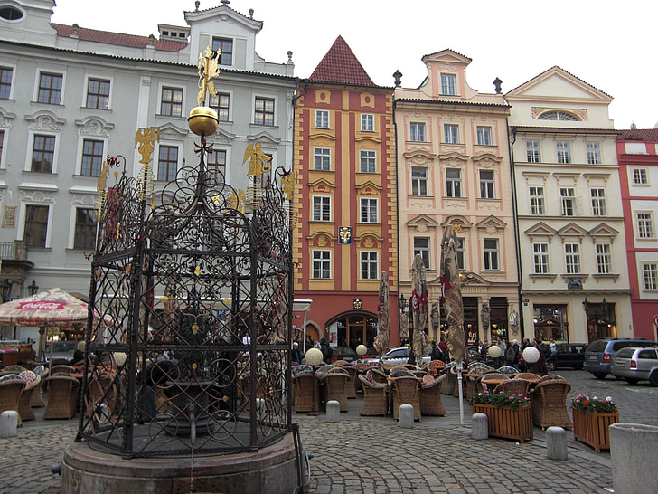 Prag, Tjekkiet, facade, arkitektur