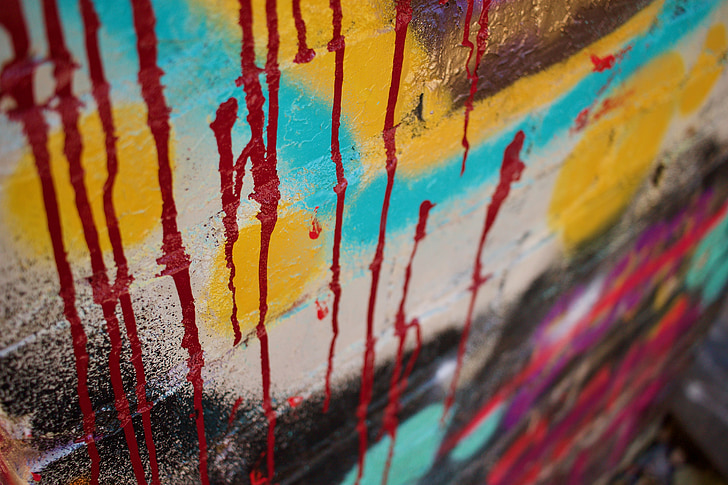 Graffiti, colori, vernice, arte, colorato, artistico, trama