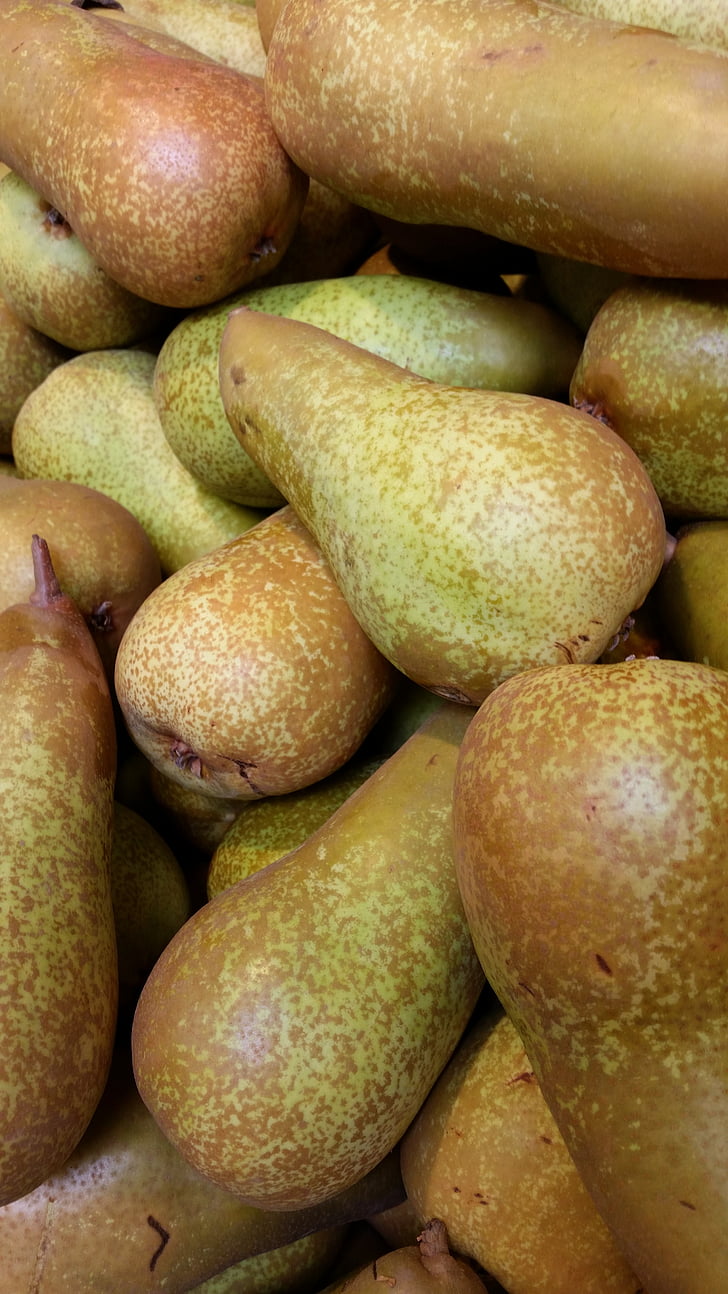 pears, fruit, fruits, food, harvest, green, vitamins