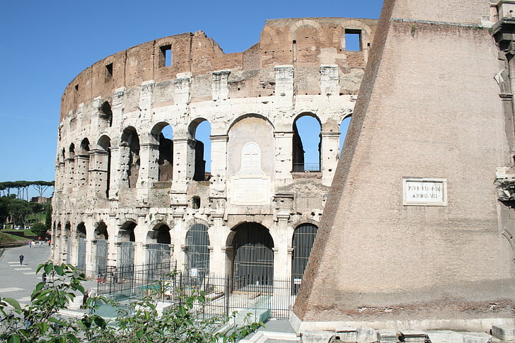 Colosseum, Roma, Italia, monument, historiske monumenter, gamle