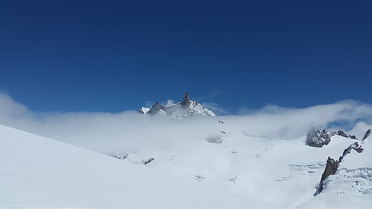dent du géant, Grand jorasses, vysoké hory, Chamonix, Mont blanc skupiny, hory, Alpine