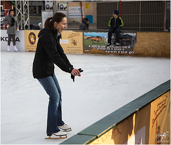 schaatsen, schaatsen, schaatsen, kunstschaatsen, Wintersport, mensen, winter