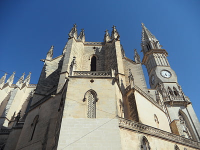 Cathédrale, Église, imposant, haute, architecture, bâtiment, tour