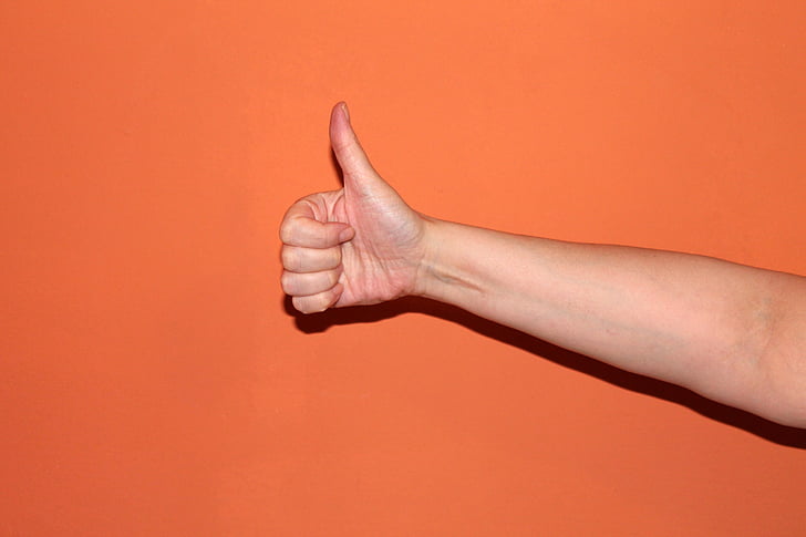 thumb, hand, great, excellent, thumbs up