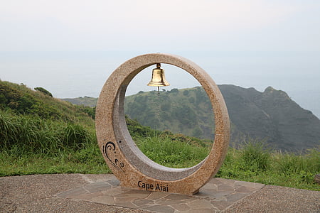 monument, lover, bell, shooting spot, tourist destination, cape, hill