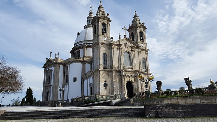 sameiro, braga, sanctuary, church, architecture, cathedral, famous Place