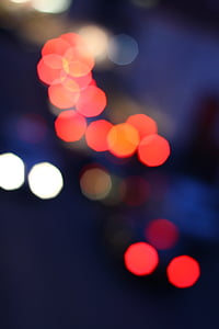 lights, bokeh, points, abstract, circle, background, light