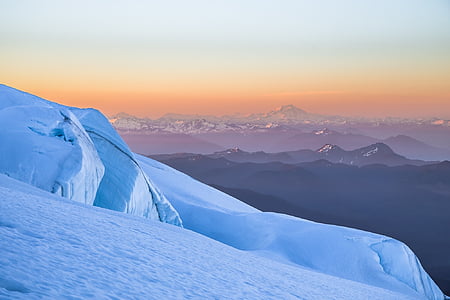 peisaj, Panorama, pitoresc, zăpadă, lumina, Vezi, zona rurală