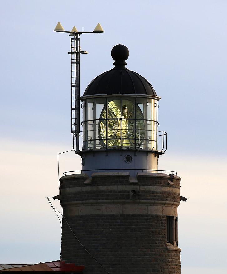 Lighthouse, Kullen lighthouse, Kullaberg, bevaring område