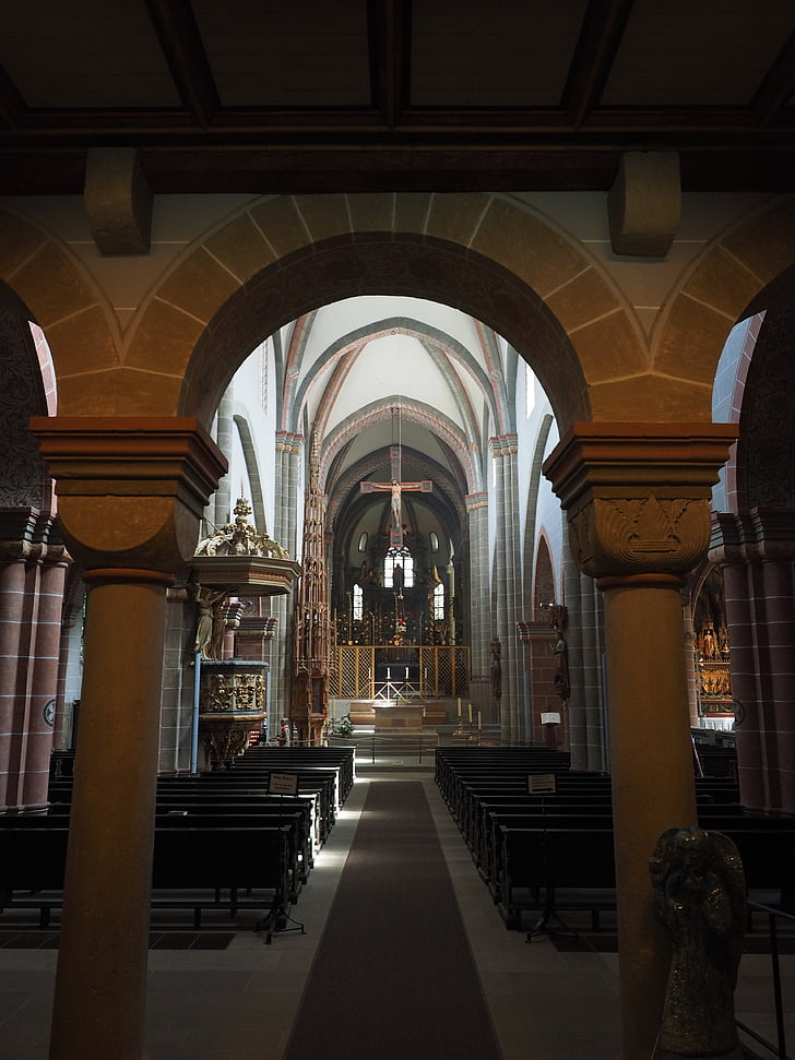 Εκκλησία, DOM, Fritzlar, σπίτι λατρείας, Fritzlar Καθεδρικός Ναός, σε εσωτερικούς χώρους, αρχιτεκτονική