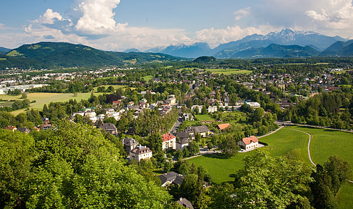 Бавария, Германия, панорама, декори, панорамна, пейзаж, Европа