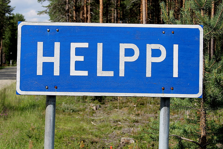 helpp, ville de, Finlande, signe