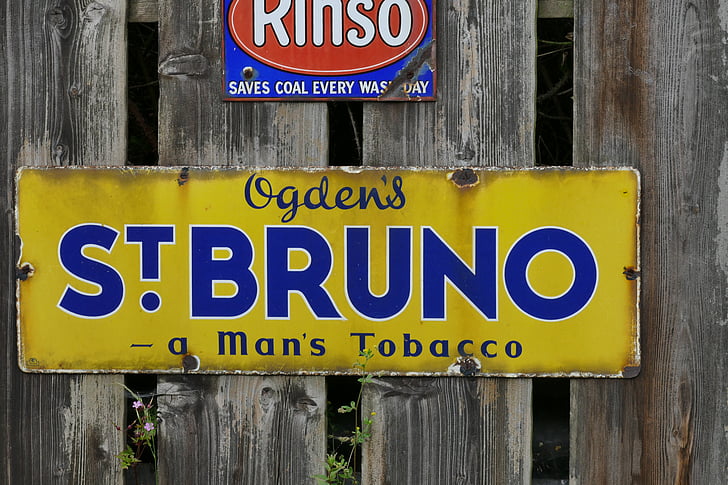 tobacco, sign, metal, vintage, smoke, cigarette, nicotine