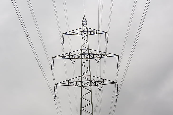 power, electricity, powerline, energy, electric, industry, technology