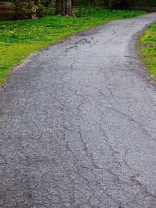 manier, weg, het pad, Lane, Trail, natuur, asfalt