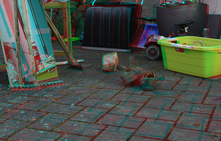 3d anaglyph, anaglyph, color anaglyph, stereogram, sereoskopisch, partial images, overlapped