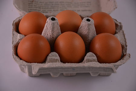 hen, eggs, kitchen, egg carton, eat, gastronomy, vitamins