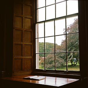 alb, deschis, Cartea, fata, sticlă, fereastra, în timpul zilei