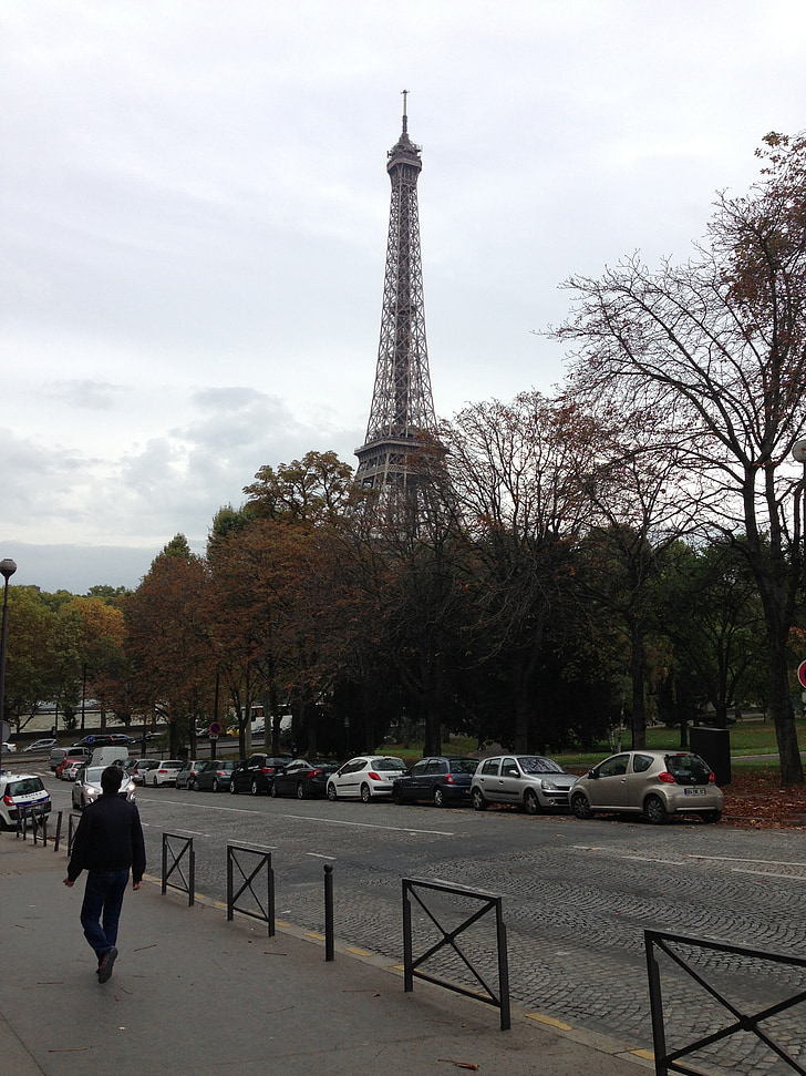 Айфел, кула, архитектура, забележителност, Париж, Франция, пътуване