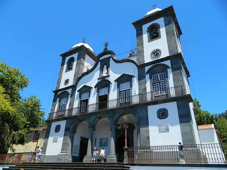 baznīca, ēka, Madeira, arhitektūra, reliģija, Kristietība, slavena vieta