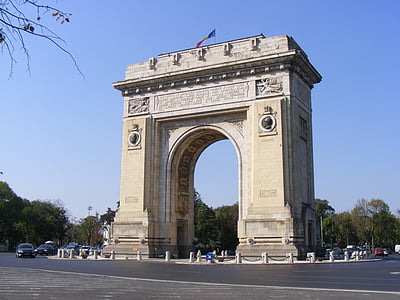 Arch, Bucarest, histoire, triomphe, arc de triomphe, architecture