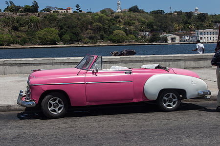 Oldtimer, Kuba, autóipari, Havanna, társak, automatikus