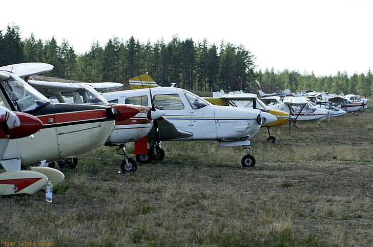 Cessna, авиация, плаващи, самолет, летище, крило, лети