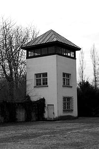 konzentrationslager, Dachau, gözetleme kulesi, Hitler dönemi, suç, KZ