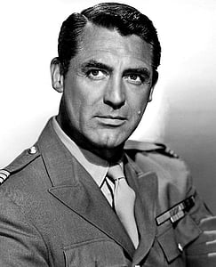 gray, scale, photo, Cary Grant, Actor, Man, Person