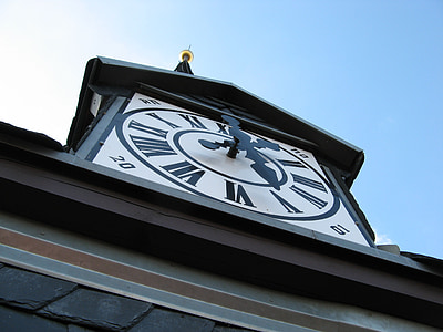 reloj de iglesia, reloj, Iglesia, Torre del reloj, momento de la