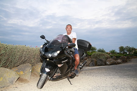 motorcycle, vehicle, two wheels, transport, leisure, biker