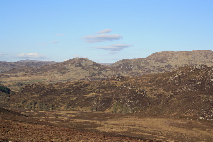 Skotija, Skotijas kalnieni un salas, daba, ainava, Skotijas kalnieni, Lielbritānija