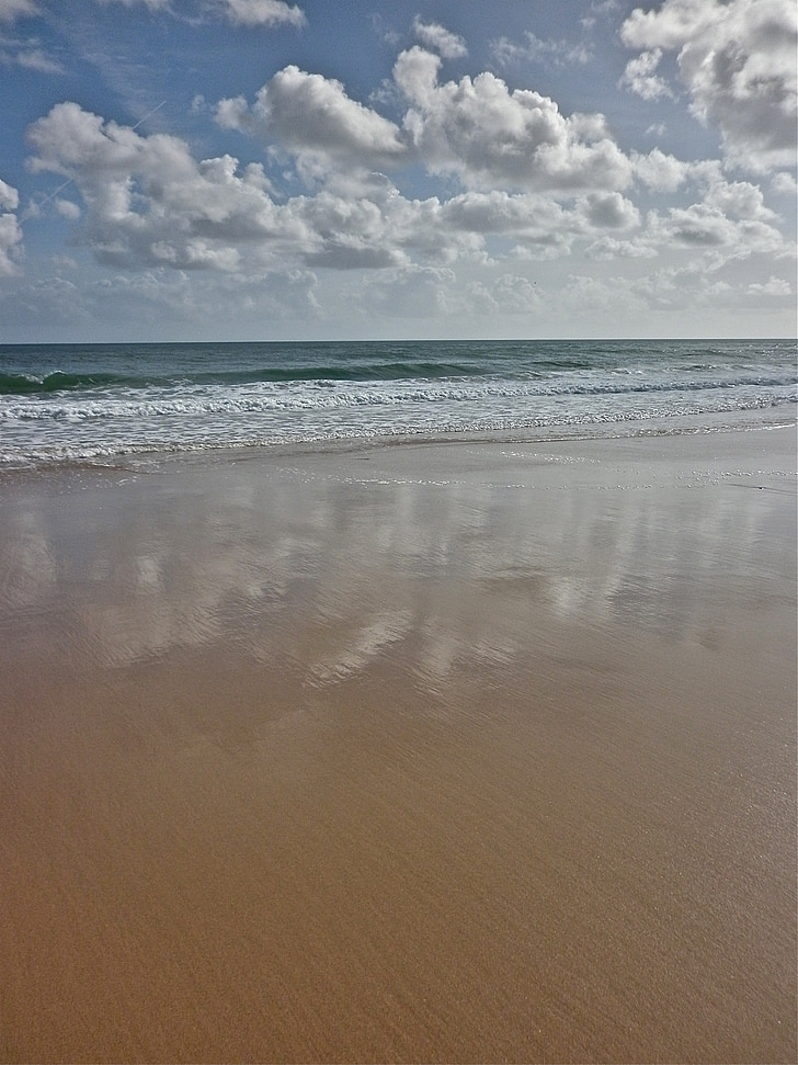 morze, Plaża, piasek