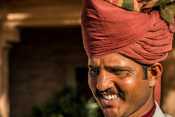 indians, turban, portrait, man, human, head, face