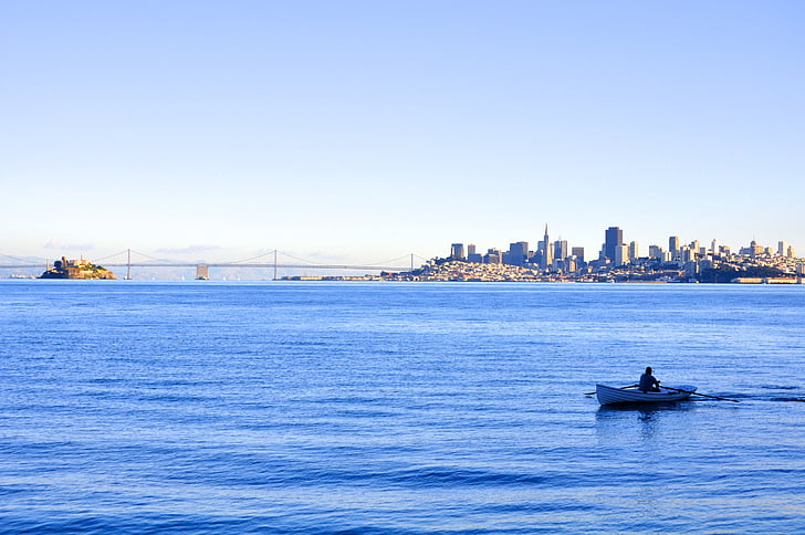 Сан-Франциско, Голден Гейт Брідж, горизонт, міський пейзаж, міст, США, Америка