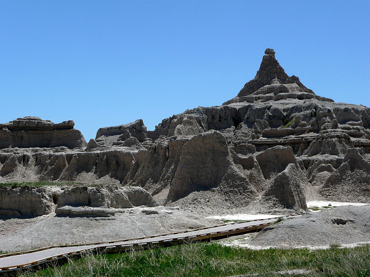 Parque Nacional de Badland, dakota del sur, Estados Unidos, erosión, desierto, paisaje, piedra arenisca