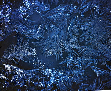 blauwe abstracte achtergrond, vezel, ruimte, sneeuw, winter, koude temperatuur, Kerst