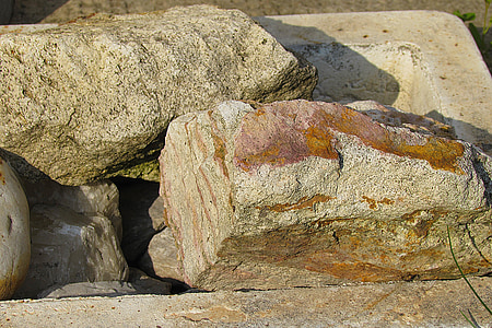 pedras, estrutura, rocha
