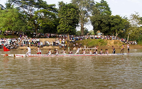 csónak, evezős csónak, horgászcsónak, vitorlás, víz, sport, Assam