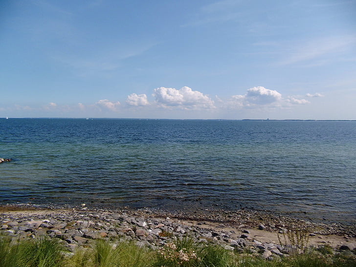 Mar Báltico, água, praia