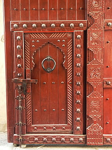 door, front door, house entrance, input, goal, wood, pattern