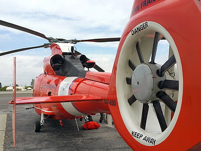 helikopter, penjaga pantai, penyelamatan, terbang, rotor, penerbangan, pesawat