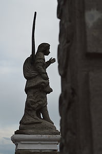 statuja, eņģelis, baznīca