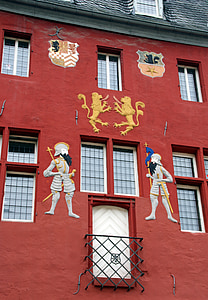 Bad münstereifel, Municipio, gioielli, pittura, Casa, facciata, finestra