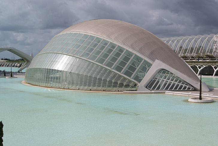 Stadt der Künste und Wissenschaften, Gebäude, Tourismus, Architektur, modernes Gebäude, Valencia, Spanien
