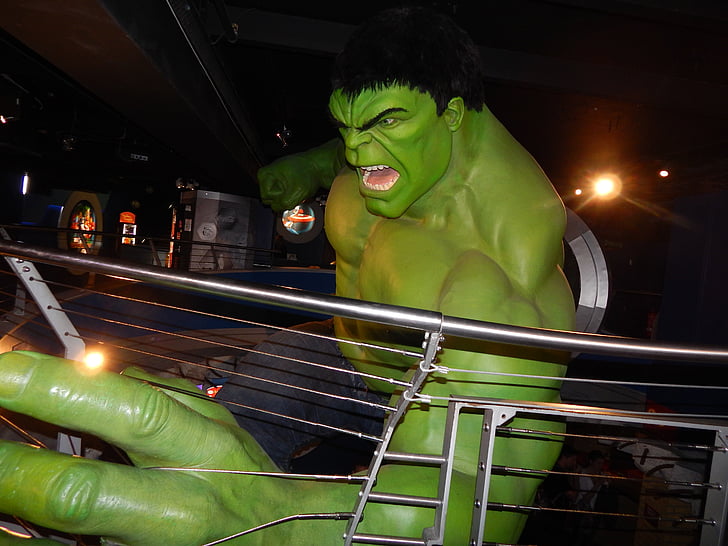 Hulk, standbeeld, Wax, Museum, Engeland, Londen